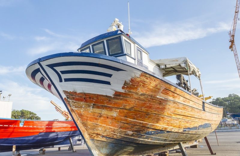 réparation du gelcoat d’un bateau